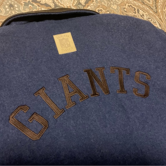 Vintage NFL Reebok Gridiron Classic NY Giants Football Varsity Jacket Mens Sz L - Picture 8 of 12